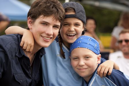 Michael Bolten, Tanner Maguire, and Bailee Madison in Letters to God (2010)