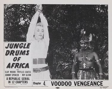 Phyllis Coates and Bill Walker in Jungle Drums of Africa (1953)