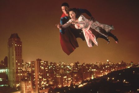 Christopher Reeve and Margot Kidder in Superman IV: The Quest for Peace (1987)