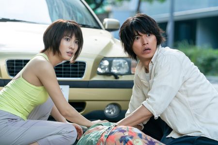 Tao Tsuchiya and Kento Yamazaki in Alice in Borderland (2020)