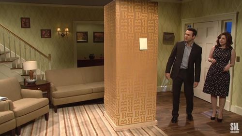 Taran Killam and Vanessa Bayer in Saturday Night Live: Cut for Time: Alan (2015)
