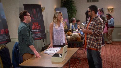 Kaley Cuoco, Johnny Galecki, and Josh Banday in The Big Bang Theory (2007)