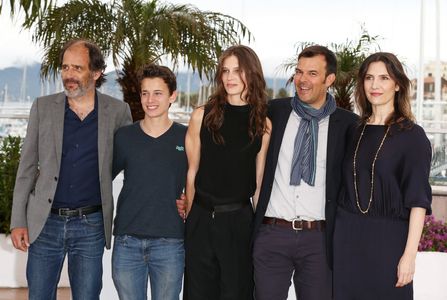 François Ozon, Géraldine Pailhas, Frédéric Pierrot, Fantin Ravat, and Marine Vacth at an event for Young & Beautiful (20