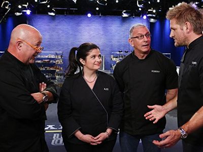 Curtis Stone and Robert Irvine in All-Star Academy (2015)