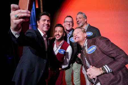 Jai Rodriguez, Ted Allen, Thom Filicia, Carson Kressley, and Kyan Douglas at an event for Celebrity Family Feud (2008)