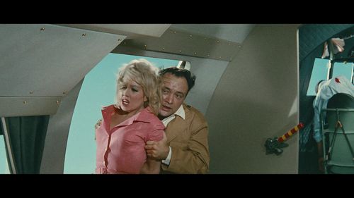 Mylène Demongeot and Raymond Pellegrin in OSS 117: Mission for a Killer (1965)