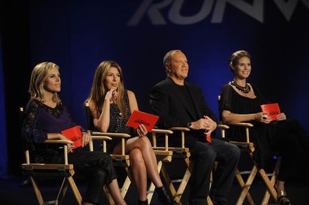 Heidi Klum, Nina Garcia, Michael Kors, and Tory Burch in Project Runway: A Little Bit of Fashion (2010)