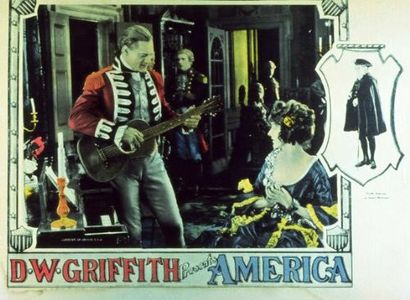 Lionel Barrymore, Carol Dempster, and Neil Hamilton in America (1924)