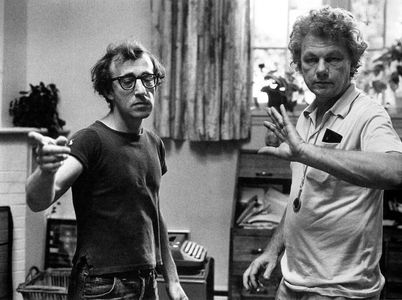 Woody Allen and Gordon Willis in Annie Hall (1977)