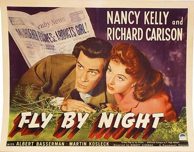 Richard Carlson and Nancy Kelly in Fly-By-Night (1942)