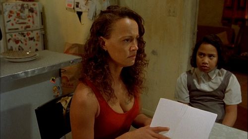 Rachael Morris Jr. and Rena Owen in Once Were Warriors (1994)