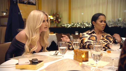 Lisa Wu and Kim Zolciak-Biermann in The Real Housewives of Atlanta: Better Late Than Ugly (2023)