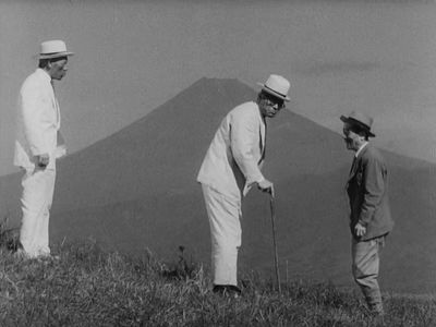 Toshirô Mifune, Bokuzen Hidari, and Eijirô Tôno in I Live in Fear (1955)