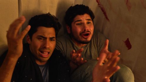 J.R. Villarreal and Carlos Santos in Ghost Team One (2013)