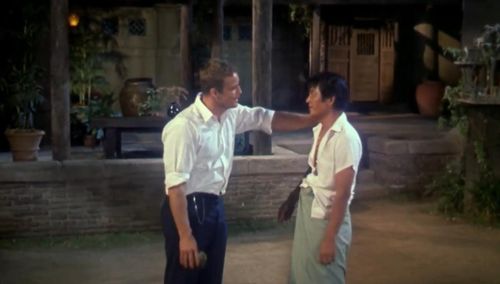 Marlon Brando and Eiji Okada in The Ugly American (1963)