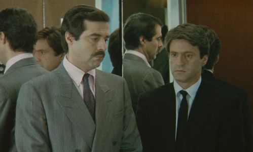 Daniel Auteuil and Xavier Saint-Macary in A Few Days with Me (1988)