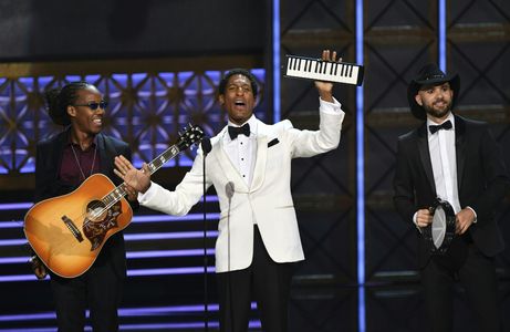 Joe Saylor, Jon Batiste, Louis Cato, and Stay Human at an event for The 69th Primetime Emmy Awards (2017)