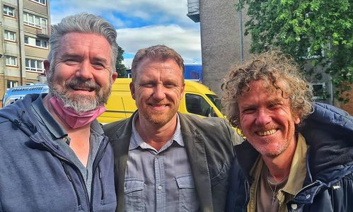 With Kevin McKidd and Michael Moreland on Six Four