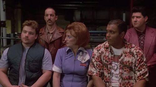 Peter Appel, John G. Brennan, Kamal Ahmed, Suzanne Shepherd, and Brian Tarantina in The Jerky Boys (1995)