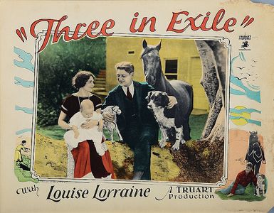 Art Acord, Louise Lorraine, Rex the Dog, and Black Beauty in Three in Exile (1925)