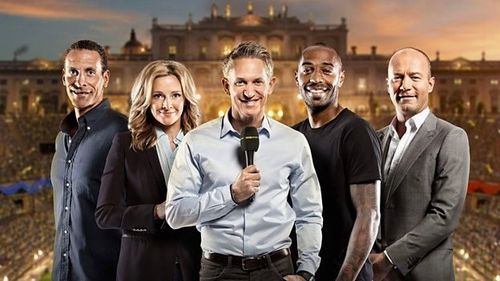 Gary Lineker, Alan Shearer, Gabby Logan, Thierry Henry, and Rio Ferdinand in Match of the Day: Euro 2016 (2016)
