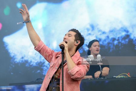 11TH Annual InfieldFest BALTIMORE, MD - MAY 18: Justin Jesso and Kygo perform at the 2019 InfieldFest during the 144th P