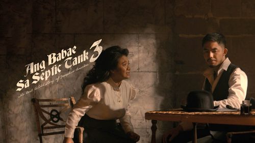 Eugene Domingo and Tony Labrusca in The Woman in the Septic Tank 3: The Real Untold Story of Josephine Bracken (2019)