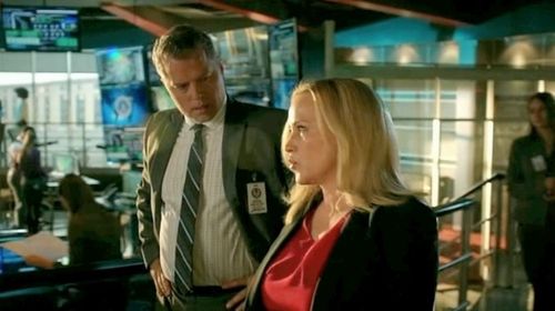 Patricia Arquette and Boo Arnold in CSI: Cyber (2015)