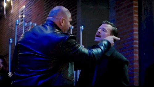 Detective Killian escorts Nelson out of the bar before a fight ensues with another patron