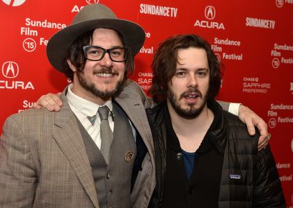 Edgar Wright and Corin Hardy at an event for The Hallow (2015)