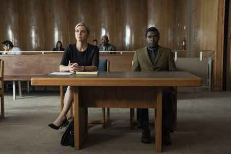 Rhea Seehorn and Christopher Kelly in Better Call Saul: Axe and Grind (2022)