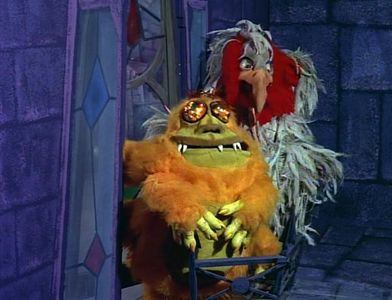 Joy Campbell, Angelo Rossitto, and The Krofft Puppets in H.R. Pufnstuf (1969)