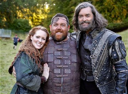 Nick Frost, Timothy Omundson, and Clare Foster in Galavant (2015)