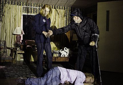 Marg Helgenberger, Robert David Hall, and Caryn Mower in CSI: Crime Scene Investigation (2000)