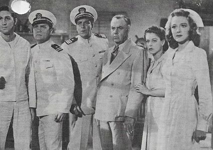 Wade Boteler, Claire Dodd, Anne Nagel, Walter Sande, and Don Terry in Don Winslow of the Navy (1942)