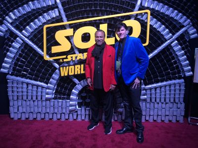 At the premiere of “SOLO A Star Wars Story