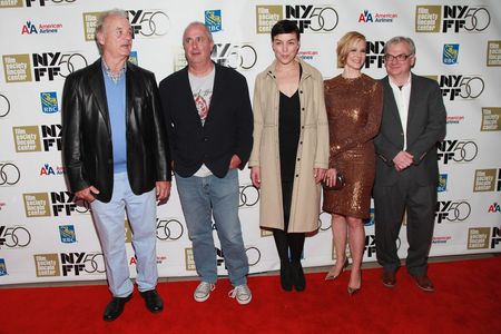 Bill Murray, Laura Linney, Roger Michell, Richard Nelson, and Olivia Williams at an event for Hyde Park on Hudson (2012)