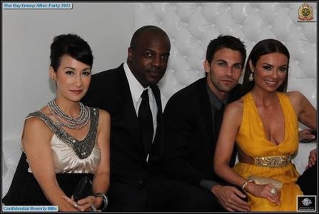 Pamm Riddle, Darwin Harris, Eric Fellows and Lily Melgar at The Bay Daytime Emmy after party at Confidential in Beverly 