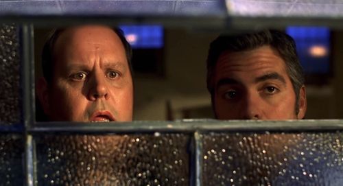 George Clooney and Scott Allen in Out of Sight (1998)