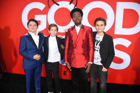 Brady Noon, Jacob Tremblay, Keith L. Williams, and Chance Hurstfield at an event for Good Boys (2019)