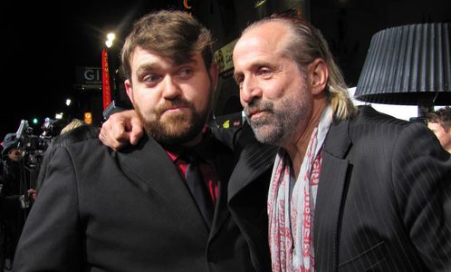 Brandon Krum Interviewing Peter Stormare on the Red Carpet Premier for The Last Stand in L.A.