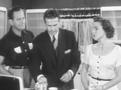 Del Moore, Jack Smith, and Betty White in Life with Elizabeth (1952)