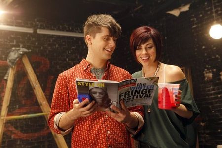 Krysta Rodriguez and Andy Mientus in Smash (2012)