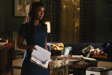 Aja Naomi King and Katie Findlay in How to Get Away with Murder (2014)