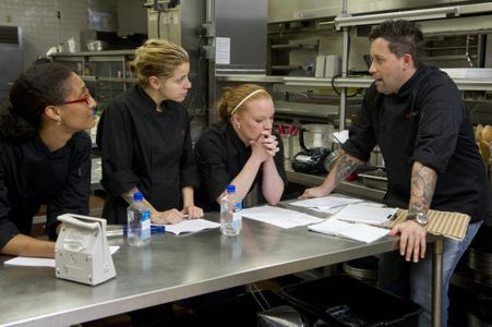 Tiffani Faison, Jamie Lauren, Carla Hall, and Michael Isabella in Top Chef (2006)