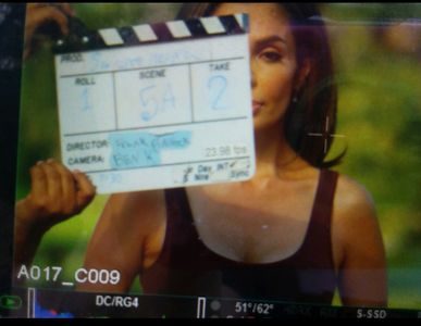 Actress/Producer BRENDA MEJIA on Set