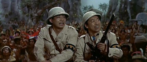 Yû Fujiki and Tadao Takashima in King Kong vs. Godzilla (1963)