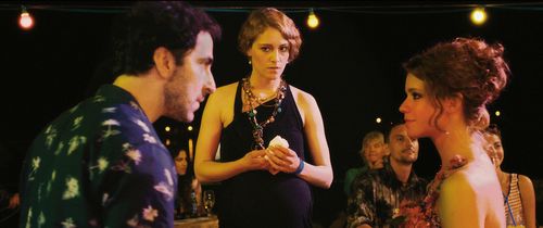 Ermin Bravo, Ada Condeescu, and Ariane Labed in Love Island (2014)