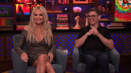 Taylor Armstrong and Ryan O'Connell in Watch What Happens Live with Andy Cohen (2009)