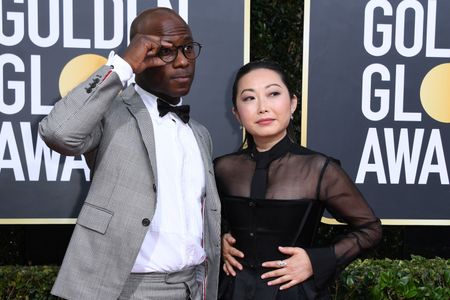 Barry Jenkins and Lulu Wang at an event for 2020 Golden Globe Awards (2020)